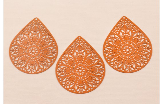 Lágrima rejilla 50*40mm Naranja