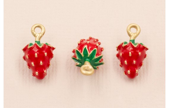 Colgante fresa Roja 15*7mm