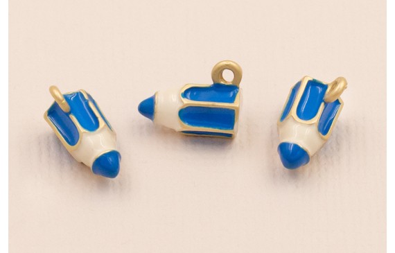 Colgante Lapicero 11*6mm Azul