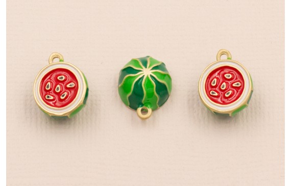 Colgante Media Sandía 10*10mm