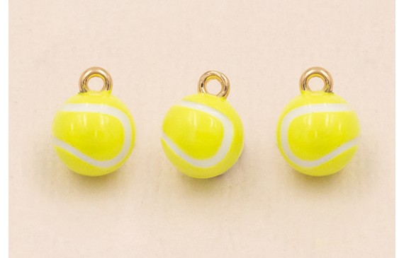 Colgante Pelota Tenis 7mm Verde Colgante Pelota Tenis 7mm Verde
