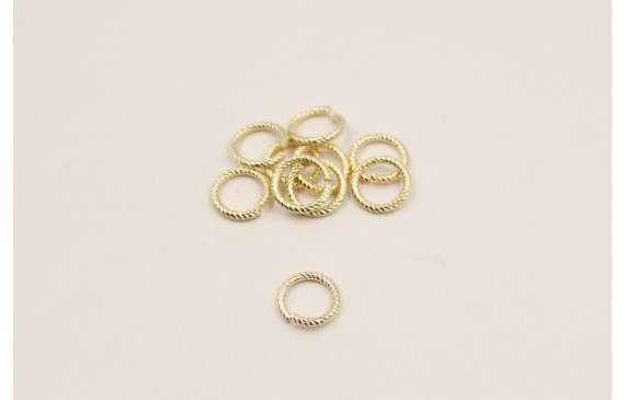 ARANDELA TALLADA 8MM ORO ARANDELA TALLADA 8MM ORO