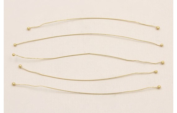 Alfiler dobre cabeza 0,0 * 75mm Dorado Alfiler dobre cabeza 0,0 * 75mm Dorado