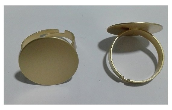 Anillo con disco de 20mm diametro