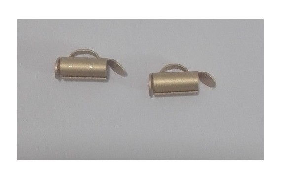 Terminal varias bandas 4*10MM oro mate
