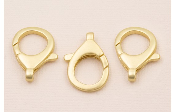 Mosquetón 22*17mm Dorado Mate