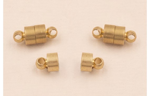 Cierre Imantado Tubular 6*4mm Latón