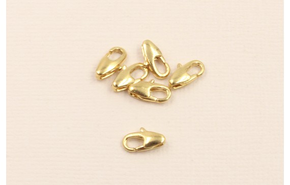 MOSQUETON DORADO PEQ. 10MM