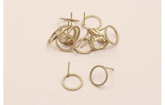 Perno aro 12mm  Oro Mate