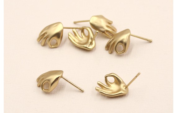 Perno Mano 12*6*7mm Dorado Mate