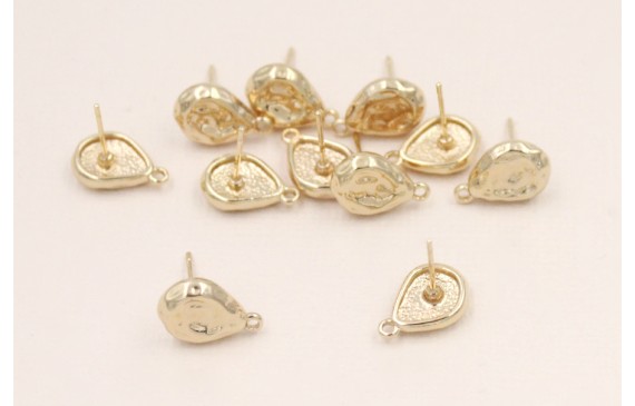 Perno Gota martilleada 12*8mm Oro Perno Gota martilleada 12*8mm Oro