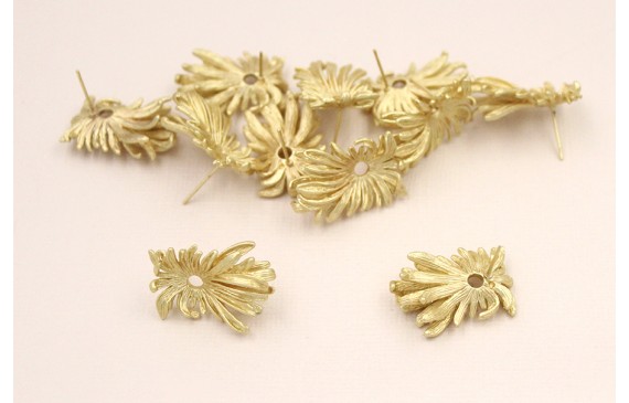 Perno Nenufar Dorado Mate 25*13mm