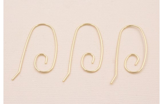 Pendiente gancho 40mm long. Oro Pendiente gancho 40mm long. Oro