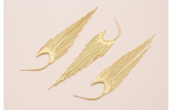 Perno Fleco 13*70mm Dorado Mate