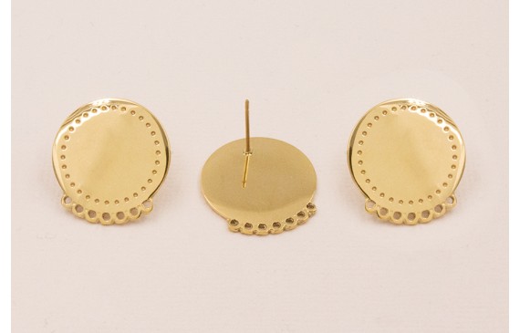 Perno Acero Disco de 20mm con 7 aros