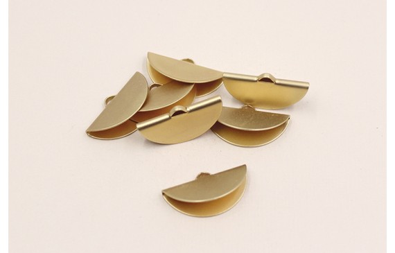 Terminal abanico 25mm oro Mate