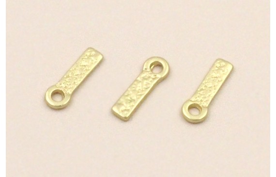 Terminal 11*2,5mm plano Dorado Mate