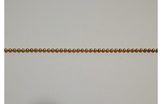 Cadena bolas 1,2mm oro mate Cadena bolas 1,2mm oro mate
