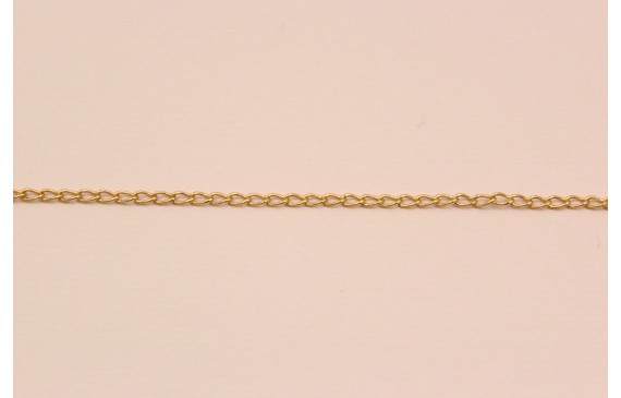 Cadena eslabón de 1,7mm *3mm Oro Mate