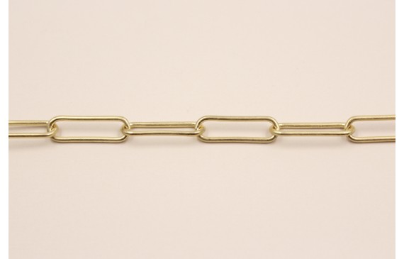 Cadena eslabón 24*6mm Dorado Mate Cadena eslabón 24*6mm Dorado Mate