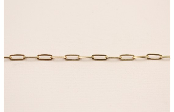 Cadena Ovalos 8,5*3,2 Oro Mate Cadena Ovalos 8,5*3,2 Oro Mate