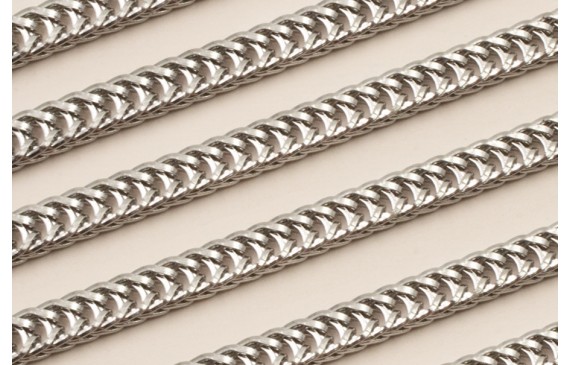 Stainless Steel Cadena Acero entrelazado 7*3mm Stainless Steel Cadena Acero entrelazado 7*3mm