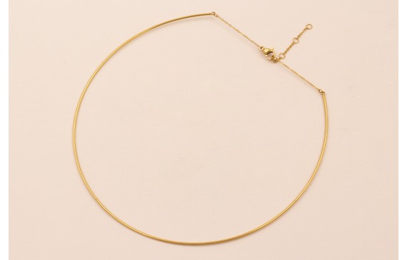 Collar Rígido de 43mm Acero Inox. Tubo de 1mm