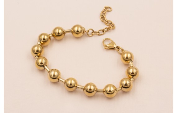 pulsera completa 170+40 bola 8mm Stainlees Steel