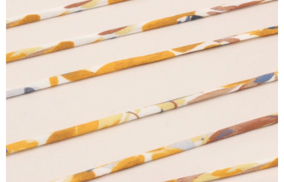 Lazo Liberty 4mm Colores naranjas