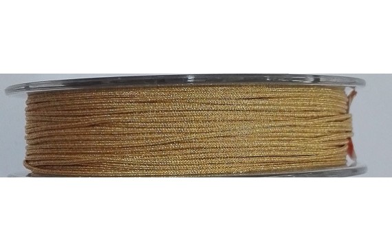 Hilo Macramé metálico dorado 0,85mm