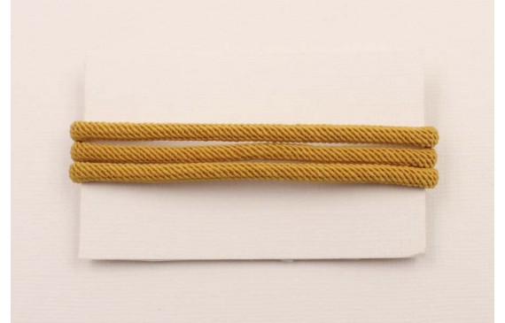 Cordón retorcido 4mm Color Mostaza