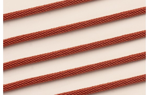 Cordón retorcido trenzado 4mm Color Oxido Cordón retorcido trenzado 4mm Color Oxido