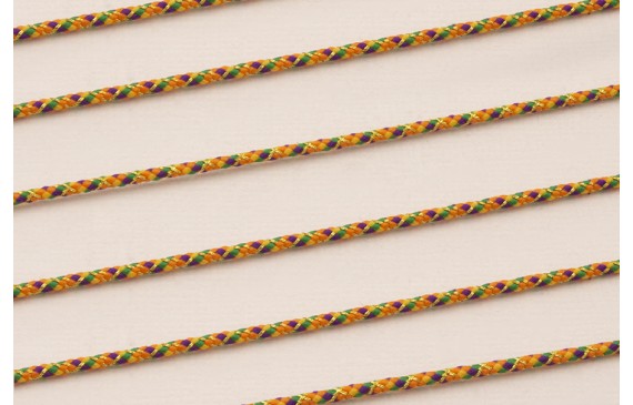 Driza 2mm Hilo Metálico Naranja y verde Driza 2mm Hilo Metálico Naranja y verde