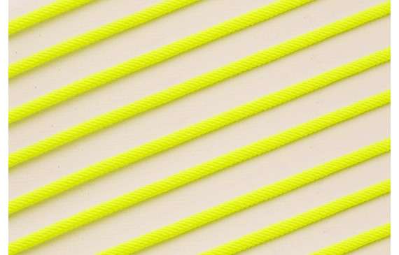 Cordón retorcido trenzado 3mm color Fluor