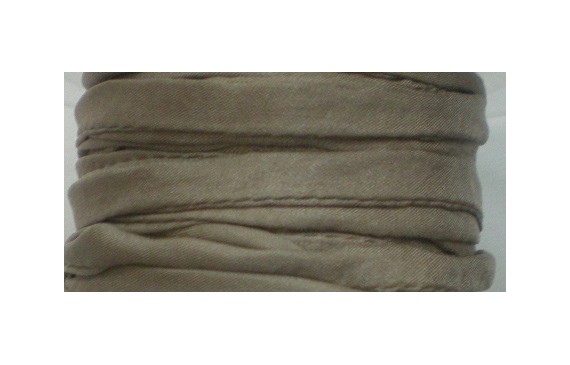 Cinta de seda Natural cosida 5-7mm Rosa Empolvado