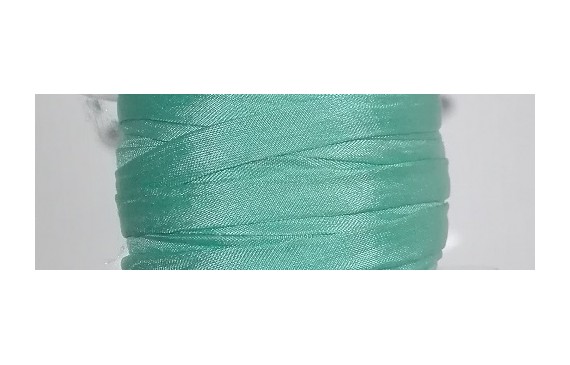 Cinta de seda Natural cosida 5-7mm Menta Cinta de seda Natural cosida 5-7mm Menta