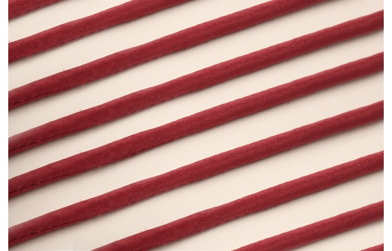 Cordón de SEDA 3mm relleno color Granate