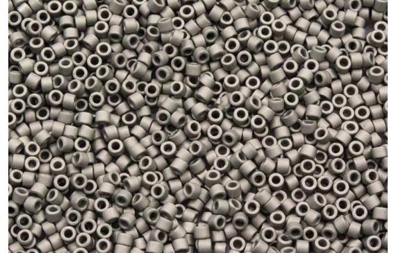 8 grs Delika 11/0 BD Matte MTLC Silver 8 grs Delika 11/0 BD Matte MTLC Silver