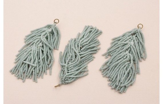 Fleco Cascada de Abalorio 80mm Agua