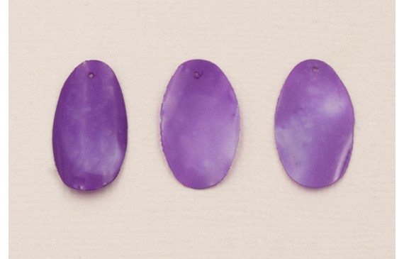 Lentejuela Ovalo 26*16mm Morado Lentejuela Ovalo 26*16mm Morado