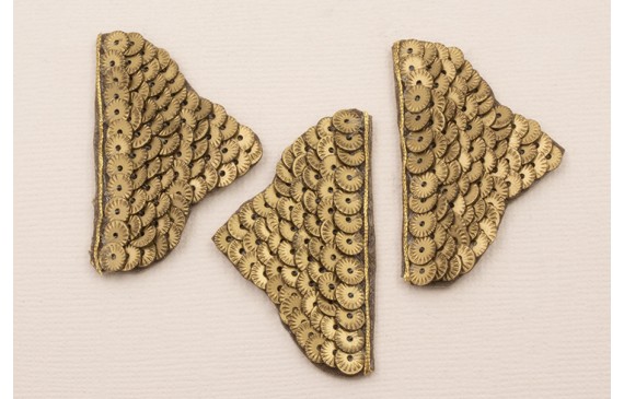 Triangulo Lentejuelas Cobre 50*25mm