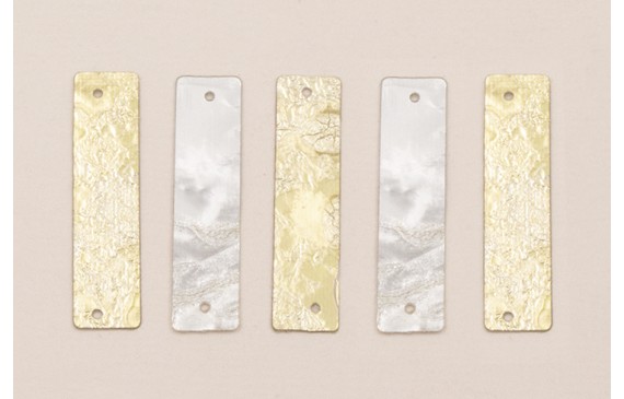 Liston Plata y Oro 30*8mm