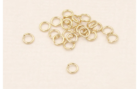 Arandela 2,5*0,4mm Baño Oro 18K y 3 micras espesor