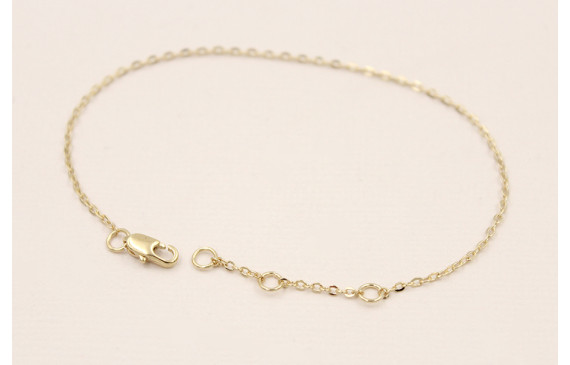 Pulsera completa 182*1,5mm Baño Oro 18K y 3 micras