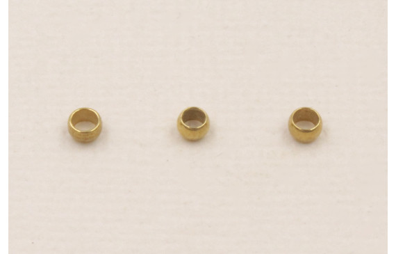 Entrepieza Bola 2mm interior Baño Oro 3 micras 18K