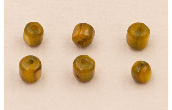 Cubo Nacar 4*4*3mm Marrón verdoso