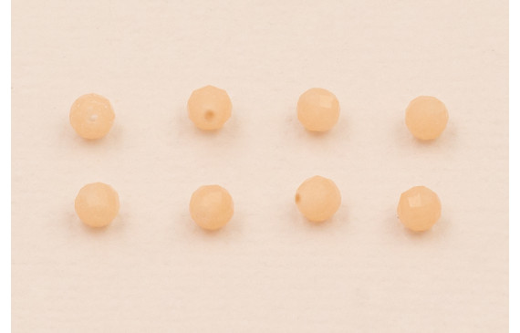 Ristra de 36cms Piedra facetada de 3mm Rosada