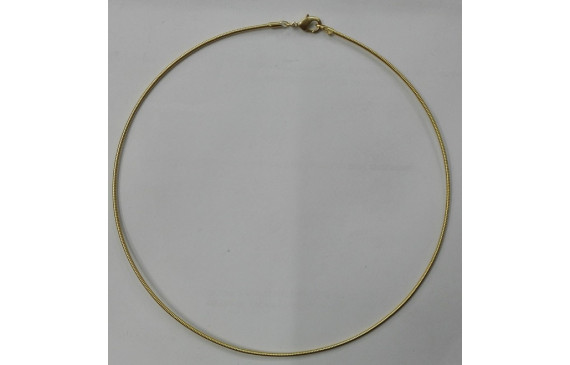 Collar Hilo flexible Dorado 1,5mm