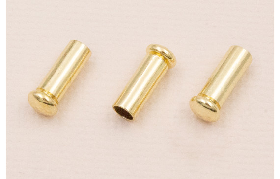 Capuchón 12*5mm Agujero 3mm Oro