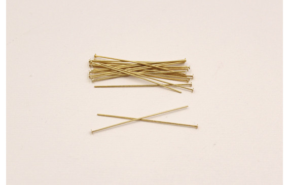 ALFILER TAPONADO DORADO MATE 6*400 MM